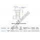 Mast guide bearing - MG207-FFJ-ENDURO