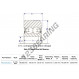 Mast guide bearing - MG309-DDL-2-ENDURO