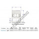 Mast guide bearing - MG309-DDL-3-ENDURO