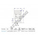 Mast guide bearing - MG310-DDN-2-ENDURO