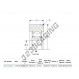 Mast guide bearing - MG310-DDN-3-ENDURO