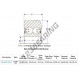 Mast guide bearing - MG5210-VFFX-ENDURO