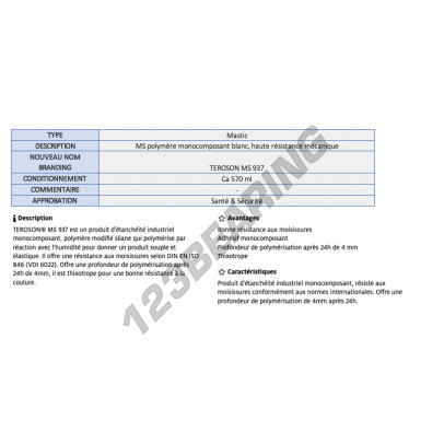 MS-937-WHITE-570ML-TEROSON