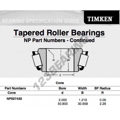 NP007430-TIMKEN