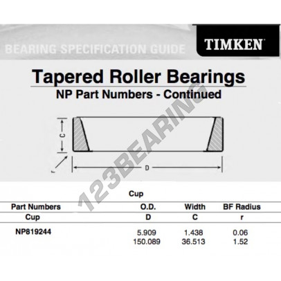 NP819244-TIMKEN