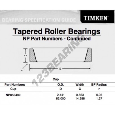NP850439-TIMKEN