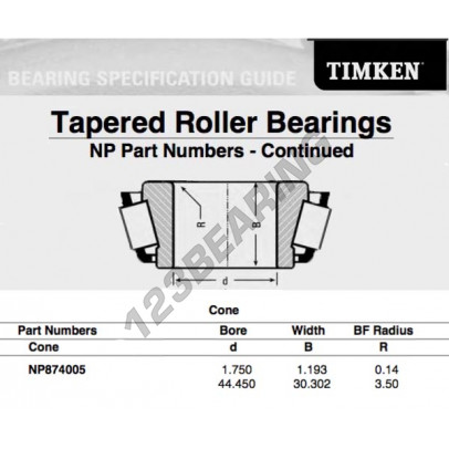 NP874005-TIMKEN