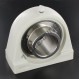 Cast housed bearing - 0 bolt - PAPL208-SSUC208-INOX