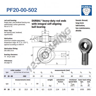 PF20-00-502-DURBAL