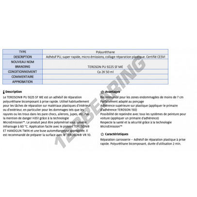 PU-9225-SF-ME-50ML-TEROSON