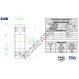 Deep groove ball bearing - S6208-2RS-FDA-AISI420-ZEN