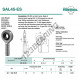Rod end SA - SAL45-ES-DURBAL