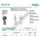 Rod end SI - SI10-T-K-DURBAL