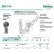 Rod end SI - SI8-T-K-DURBAL