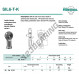 Rod end SI - SIL6-T-K-DURBAL