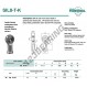Rod end SI - SIL8-T-K-DURBAL