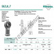 Rod end SI - SIZJL7-DURBAL