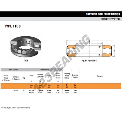 T402W-TIMKEN