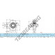 Cast housed bearing - 1 bolt - UCT208-INOX