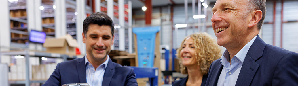 Laurent Roubin, Chairman of the Management Board of Caisse d'Epargne Hauts de France, visits 123Roulement