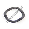 Compression wave spring washer